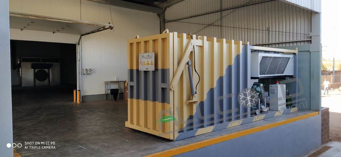 Máy làm mát rau quả R404A 72KW 3P 4 Pallet hoàn toàn tự động 3