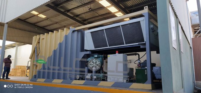 Máy làm mát rau quả R404A 72KW 3P 4 Pallet hoàn toàn tự động 0