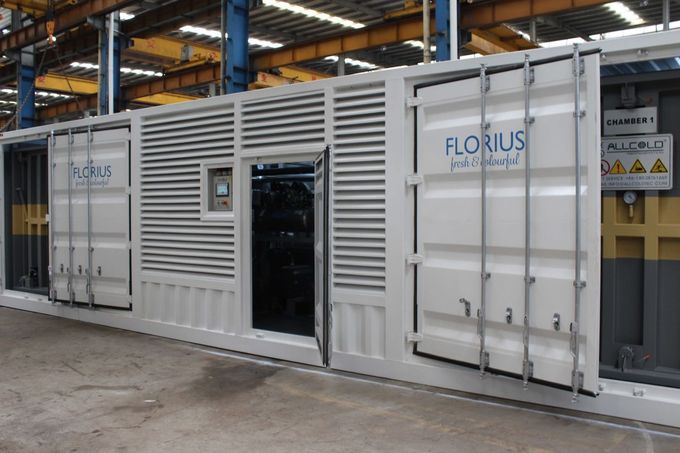 4 Pallet Máy nén  R404A Máy làm mát chân không 72KW 0