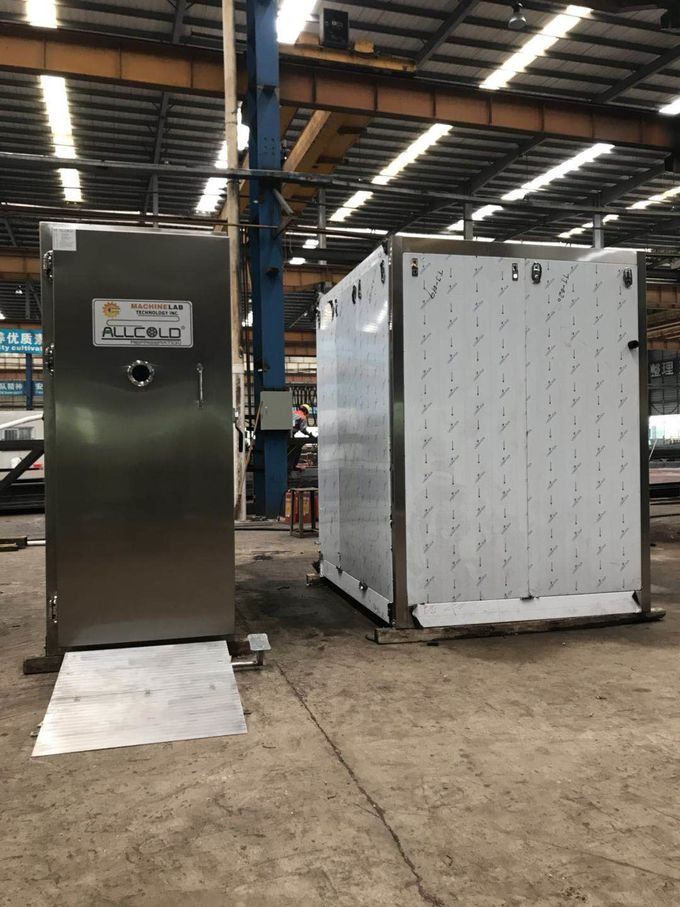 Điều khiển PLC 16.5KW 3P Máy làm mát chân không bánh mì R404A 0