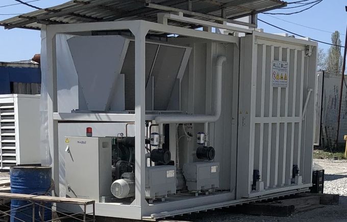 Điều khiển PLC Máy nén  Máy làm mát chân không rau diếp R404a 2