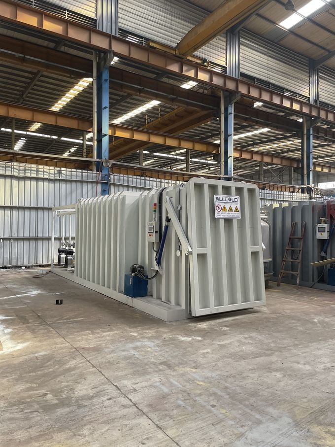 Máy làm mát chân không rau diếp Máy nén  72KW R404A Máy làm mát chân không cho rau 1