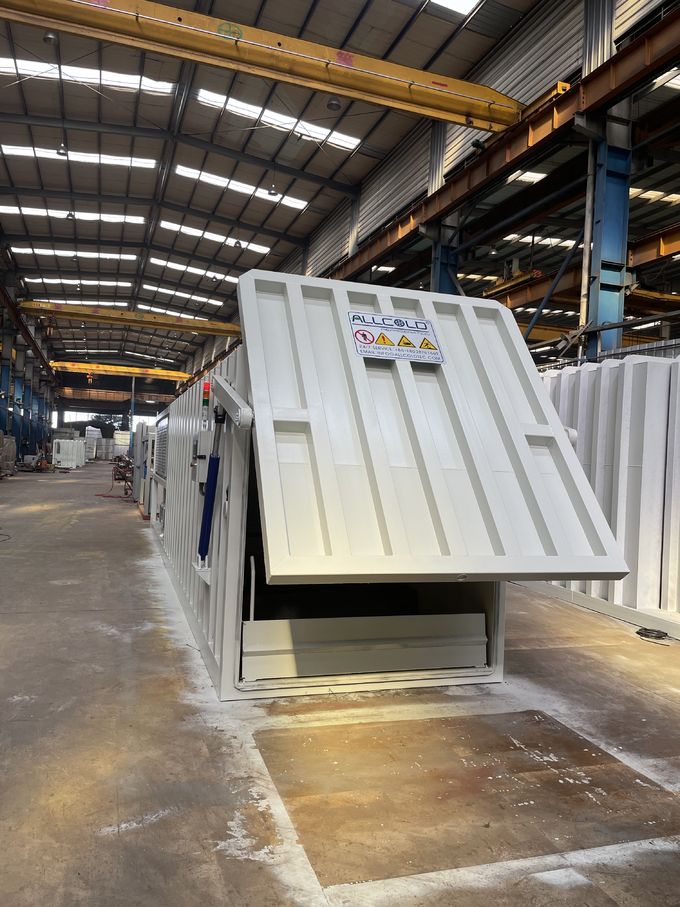 Máy nén  3 Pallet Máy làm mát chân không thủy lực 72KW 0