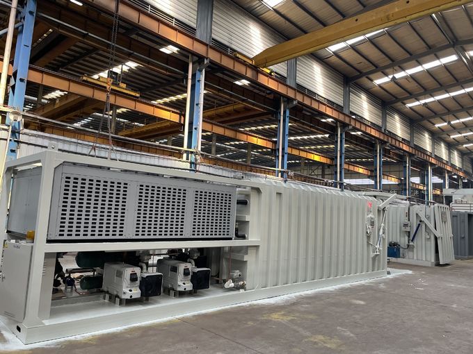 98KW PLC Máy làm mát chân không buồng đôi 3 tấn Chu kỳ 6 Pallet 0