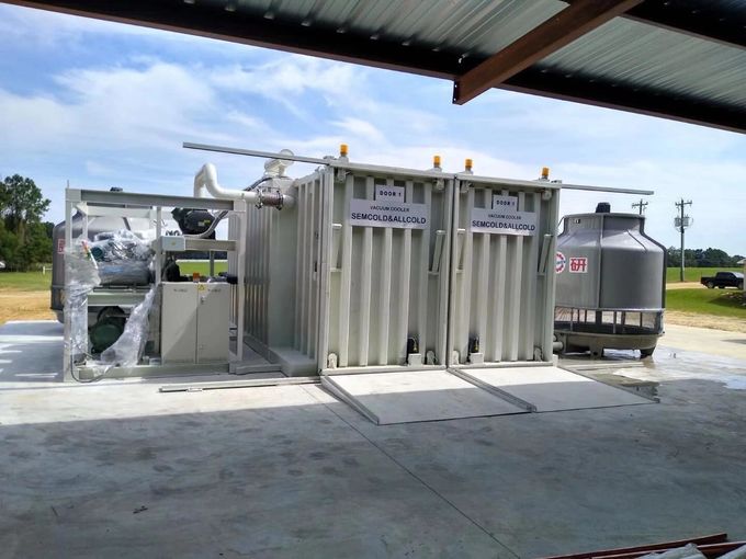 Máy nén  Máy làm lạnh chân không Rau diếp 121kw Chất làm lạnh R404A 0